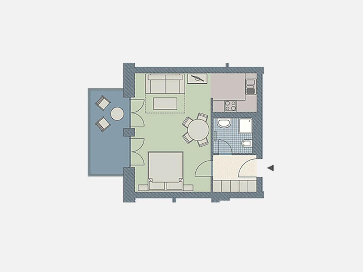 Kaiservillen Heringsdorf - 1-Raum-Ferienwohnung Mit Balkon D113 מראה חיצוני תמונה